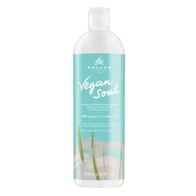 Kallos vegani SOUL volumizing shampoo - jemný a lehký objemový šampon na vlasy, 100% vegan