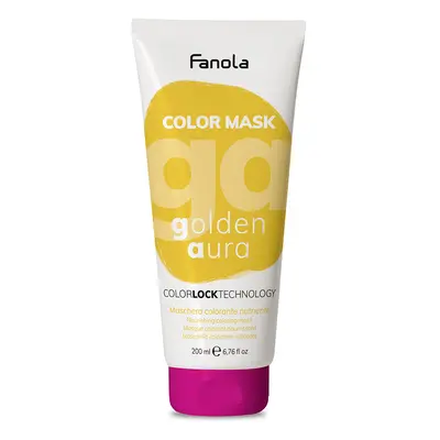 Fanola Color Mask - barevné masky Golden Aura (zlatá), 200 ml