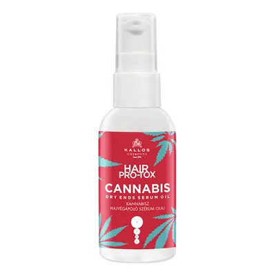 Kallos Pro-Tox Cannabis Dry Ends Serum - tekuté krystaly s konopným olejem, 50 ml