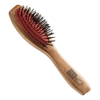 Eurostil Cushion Brush Nylon Wood Handle - kartáče na rozčesávání vlasů 01924 - Small - malá