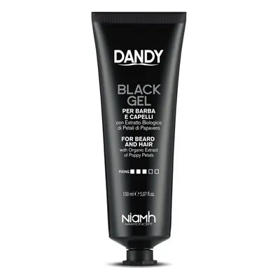 DANDY Black Gel for Beard and Hair - černý gel pro bradu a vlasy, 150 ml