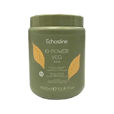 Echosline Ki-Power VEG Mask - obnovující maska na vlasy Maska 1000 ml