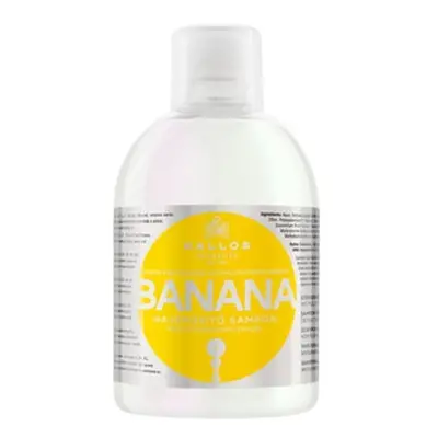 Kallos BANANA shampoo - Posilující šampon na vlasy, multivitamin, 1000 ml