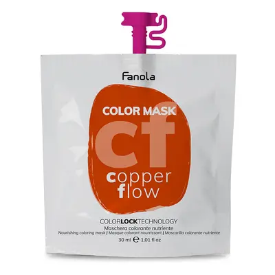 Fanola Color Mask - barevné masky Copper Flow (měděná), 30 ml