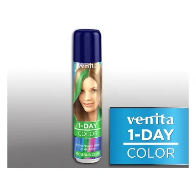 Venita 1- Day color - 1 denní barvicí sprej, 50 ml Zelený 3