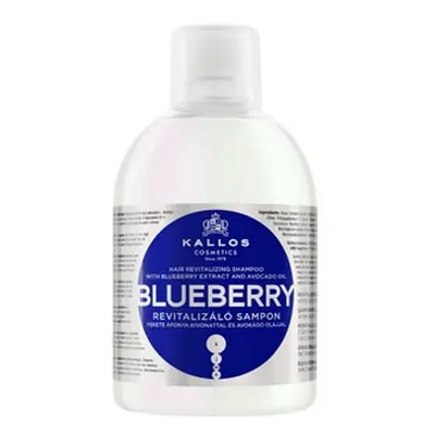 Kallos Blueberry shampoo - šampon na suché a chemicky namáhané vlasy, 1000 ml