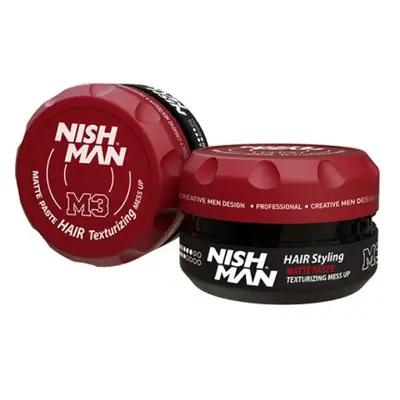 Nishman Hair Texturizing Matte Mess Up Matte Paste M3 - texturační matná pasta se střední fixací