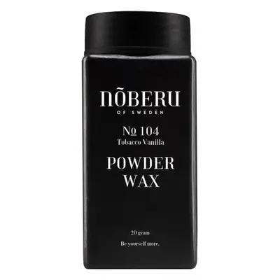 Noberu of Sweden Powder Wax No. 104 Tobacco Vanilla - objemový pudr se silnou fixací, 20gr