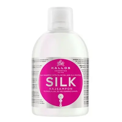 Kallos Silk shampoo - výživný, regenerační šampon na vlasy s olivovým olejem 1000ml