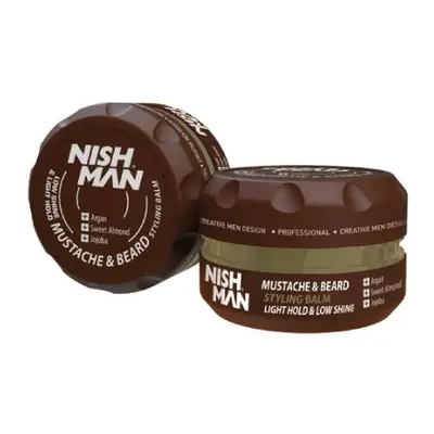 Nishman Beard and Moustache Styling Balm - stylingový vosk na bradu a vousy, 100 ml