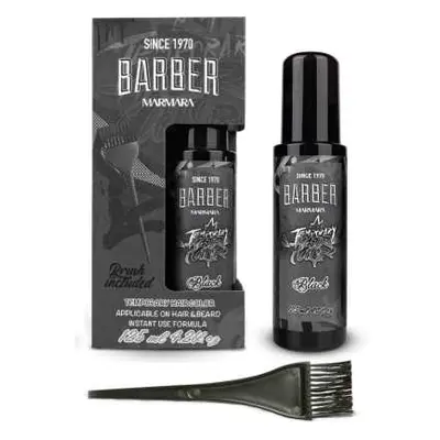 Marmara Barber Temporary Hair Color - barva na vlasy a bradu, 125 ml Black - černá