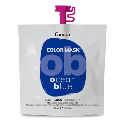 Fanola Color Mask - barevné masky Ocean Blue (modrá), 30 ml