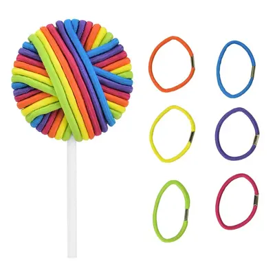 KIEPE Hair Tie Lollipops - gumičky do vlasů ve tvaru lízátka mix, 24 ks