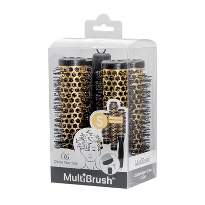 Olivia Garden Multibrush - multifunkční kartáč na vlasy. 7773 - One Size Kit S - sada jedna veli