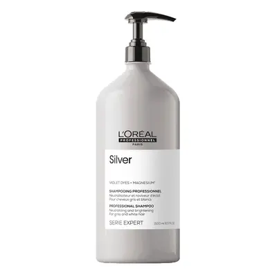 ​L&#039;Oréal Professionnel Série Expert Silver Magnesium - stříbrný šampon pro odstranění žlutý