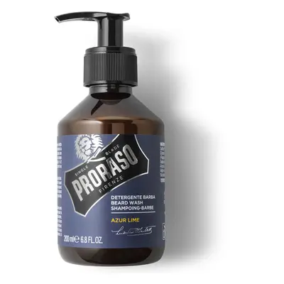 Proraso Beard Wash Azur Lime - šampon na bradu s vůní limetek a pomerančů, 200 ml