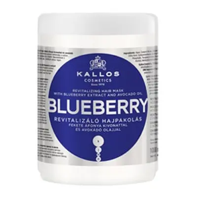 Kallos BLUEBERRY - revitalizační maska ​​na vlasy s výtažky borůvky 1000 ml