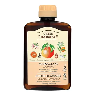 Green Pharmacy Massage Oil Warming - hřejivý masážní olej, 200 ml