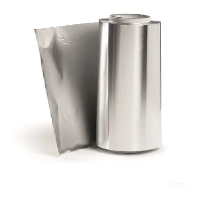 BraveHead Aluminium Foil - kadeřnický alobal na melír 8862 - Silver - stříbrný alobal, 100m, 15 