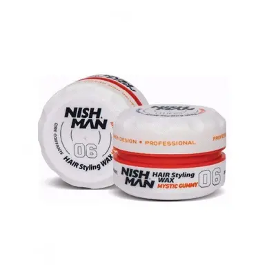 Nishman 06 Styling Wax 06 Mistic Gummy - vosk na vlasy s leskem se silnou fixací, 150 ml