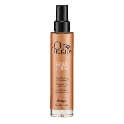 Fanola Oro Therapy Gold Serum - rozjasňující sérum pro všechny typy vlasů, 100 ml