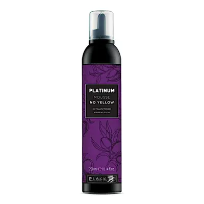 Black Platinum Mousse - Pěna na neutralizaci nežádoucích odlesků, 200 ml NO YELLOW - neutralizuj