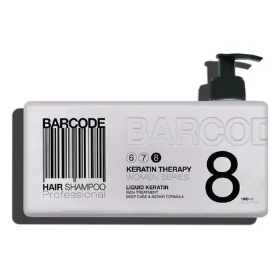 Barcode Hair Shampoo Keratin Therapy (8) - šampon s obsahem keratinu, 1000 ml