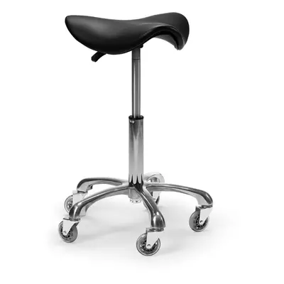 BraveHead 4663 Saddle Stool 360℃ Black - černá židle