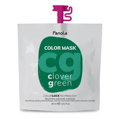 Fanola Color Mask - barevné masky Clover Green (zelená), 30 ml