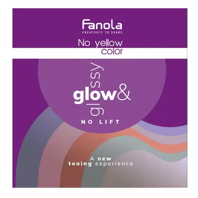 Fanola No Yellow Color Glow & Glossy NO LIFT COLOR CHART - vzorník GLOW&GLOSSY