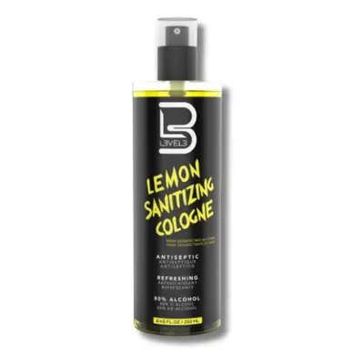 L3VEL3 Lemon Sanitizing Spray - dezinfekce na ruce s obsahem 80% alkoholu - vůně: citron, 250 ml