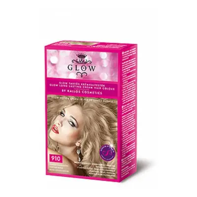 Kallos GLOW - barva pro domácí použití Kallos GLOW krém. barva světle popolavá č. 910 40ml