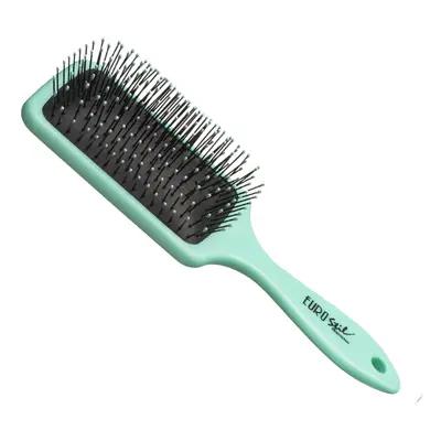 Eurostil Paddle Brush Fluorescent Turquoise S 04280 - plochý kartáč na rozčesávání vlasů S, tyrk