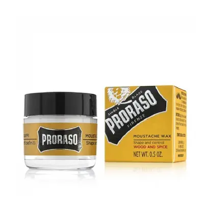 Proraso Moustache Wax Wood&Spice - tvarovací vosk na vousy, 15 ml