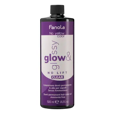 Fanola Glow&Glossy No Lift Demi Permanent Hair Color Oil - bezamoniakové demi-permanentní tonery