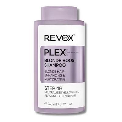 Revox B77 Blonde Boost Shampoo (4B) - šampon s fialovými pigmenty pro blond vlasy, 260 ml