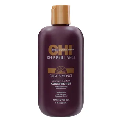 CHI Deep Brilliance Olive & Monoi Optimum Conditioner - optimální hydratační kondicionér, 355 ml