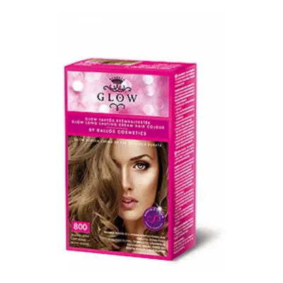 Kallos GLOW - barva pro domácí použití Kallos GLOW krém. barva světlá blond č.800 40ml