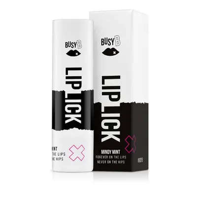 BusyB (by Angry Beards) Lip Lick Mindy Mint - balzám na rty s mentolovou příchutí, 4,8 g