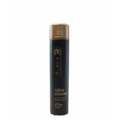 Black professional ULTRA strong Hair spray - lak na vlasy s ultra silným tužením 500ml