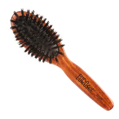 Eurostil Cushion Brush Wooden Boar - kartáče na rozčesávání vlasů, kančí štětiny 00325 - Small -