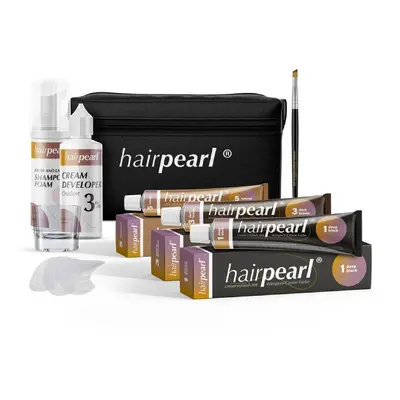 HairPearl Starter Tinting Set - kompletní set produktů pro barvení obočí a řas