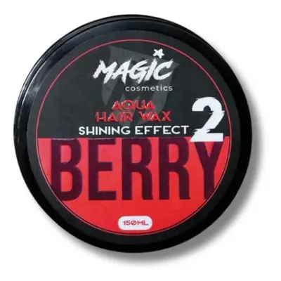 Magic Cosmetics Aqua Wax Shinning BERRY (2) - vosk na vlasy s leskem a vůní bobulového ovoce, 15