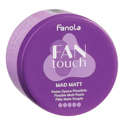 Fanola Fan Touch Mad Matt Paste ●●●●● - matná silně fixační pasta na vlasy, 100 ml