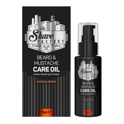 The Shave Factory Beard and Mustache Care Oil SandalWood - olej na bradu a vousy s vůní santalov