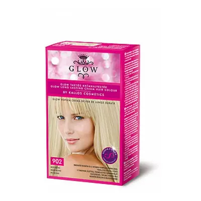 Kallos GLOW - barva pro domácí použití Kallos GLOW krém. barva béžová blond č.902 40ml