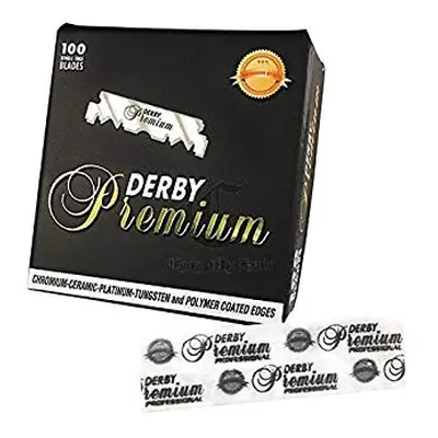 Derby Premium Blades 06160 - náhradní žiletky, poloviční čepel, 100 ks