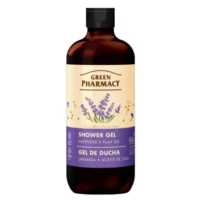 Green Pharmacy Shower Gel Lavender ● Flax Oil - sprchový gel s obsahem levandule a lněného oleje