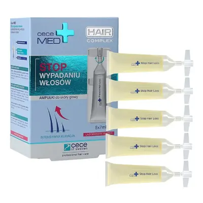 ​Cece Med Prevent Hair Loss Scalp Ampoules - vlasové ampulky proti vypadávání vlasů. 5 ks x 7 ml