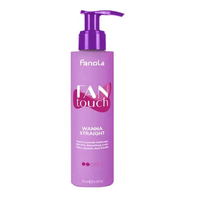 Fanola Fan Touch Wanna Straight Cream ●●○○○ - uhlazující krém s anti-frizz efektem, 195 ml